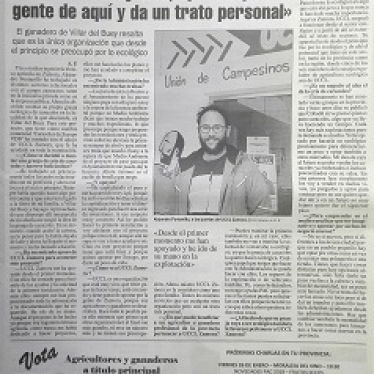Entrevista en la Opinin de Zamora (26-01-2018)