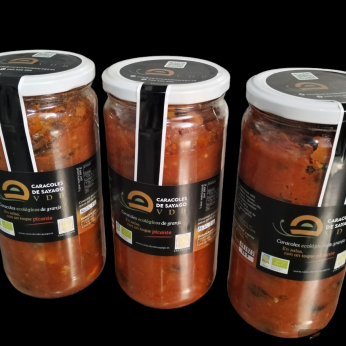 Pack 3 botes de caracoles en salsa picante, en conserva