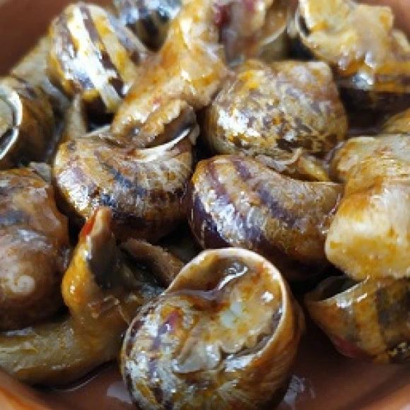 Receta de Caracoles con setas